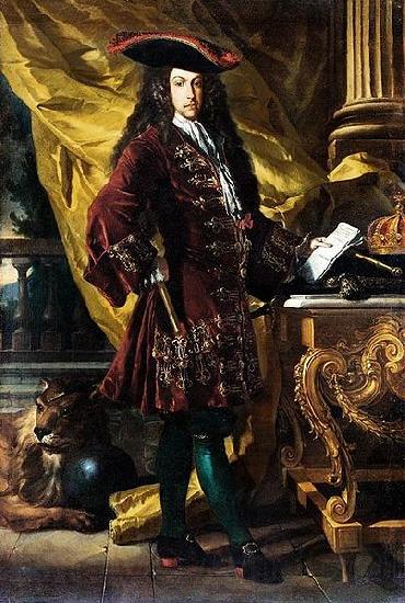 Francesco Solimena Portrait of Charles VI Norge oil painting art